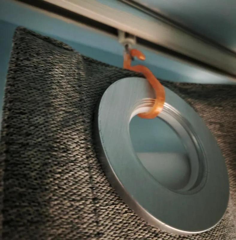 Curtain hooks, Roman rod curtain fabric track adapter, converter, GlideHook