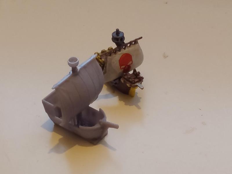 Ship token for grand strategy fantasy games, which are made in workshops, and involve Supervisors of Dragons and Supranational Economic Unions