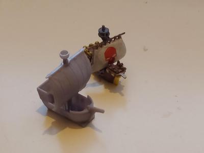 Ship token for grand strategy fantasy games, which are made in workshops, and involve Supervisors of Dragons and Supranational Economic Unions