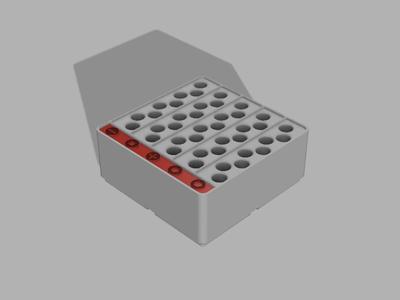 Gridfinity 40x Hex Bit Holder