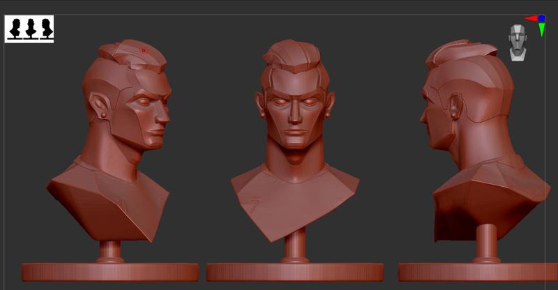 CRISTIANO RONALDO HEAD - FIGURE