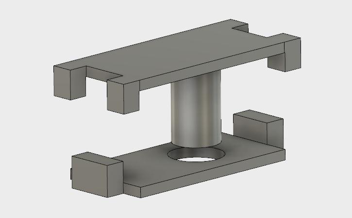 Suporte para evitar balanço do eixo Z - Zwobble - Gtmax Core H4