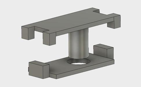 Suporte para evitar balanço do eixo Z - Zwobble - Gtmax Core H4
