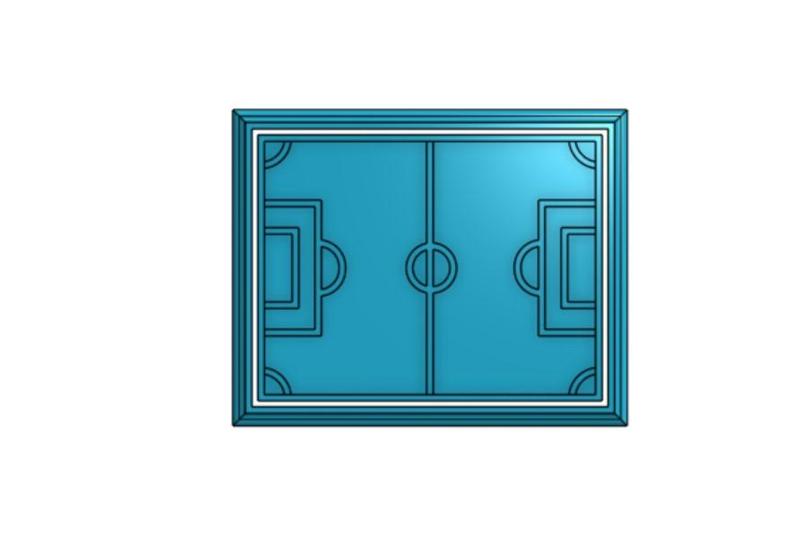 Football Pitch Cookie Cutter