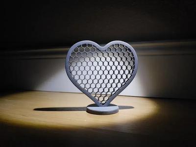 Heart Symbol Sculpture
