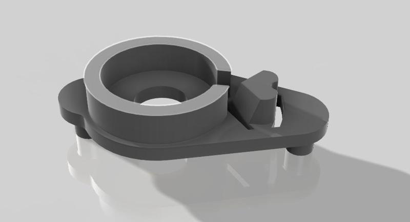 Bell mx-9 hinge pivot plate