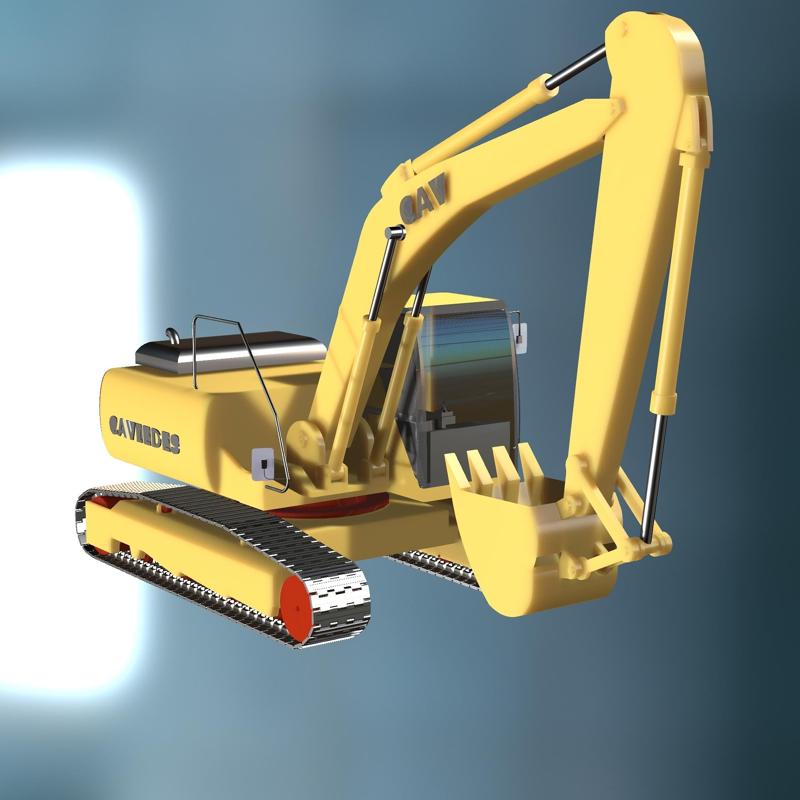 ELEVATOR EXCAVATOR CAR VEHICLE TRACTOR E EXCAVATOR CAROLA CRANE TRUCK TRAILER CHAIN HOOK