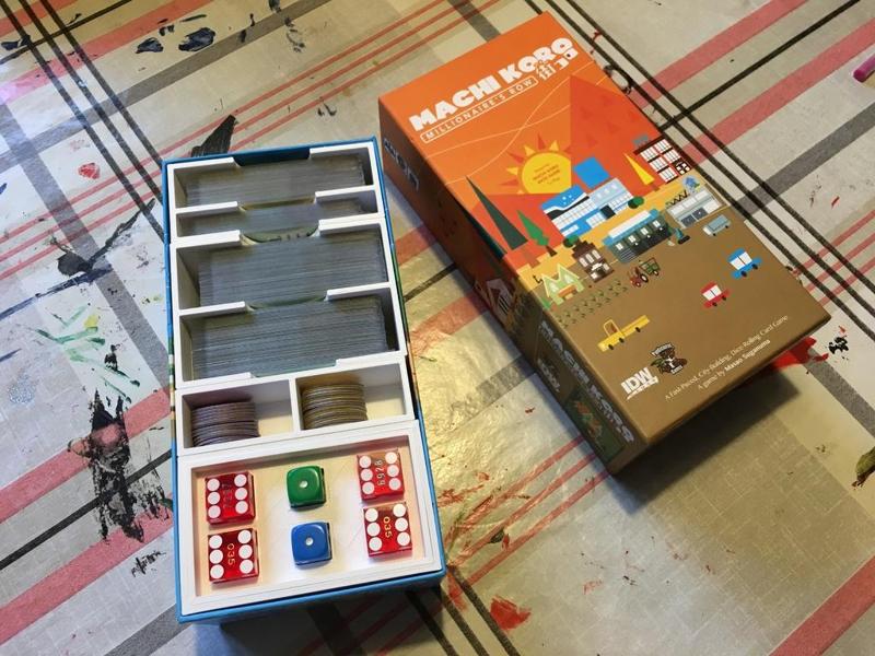 Machi Koro to Machi Koro: Bright Lights, Big City Conversion Compact (Expansion) Box Insert