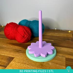 Yarn Spinner | Rotating Yarn Holder for Knitting & Crochet