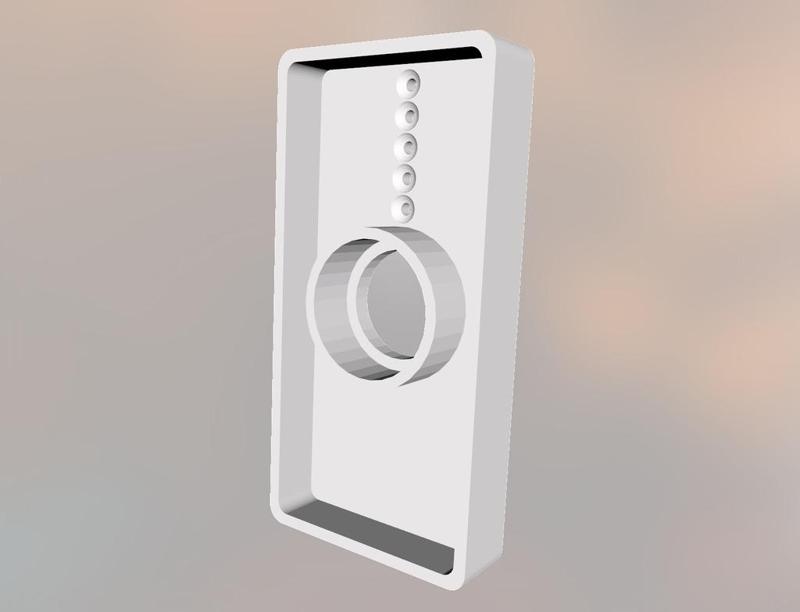 5 Pixel POV Spinner Enclosure