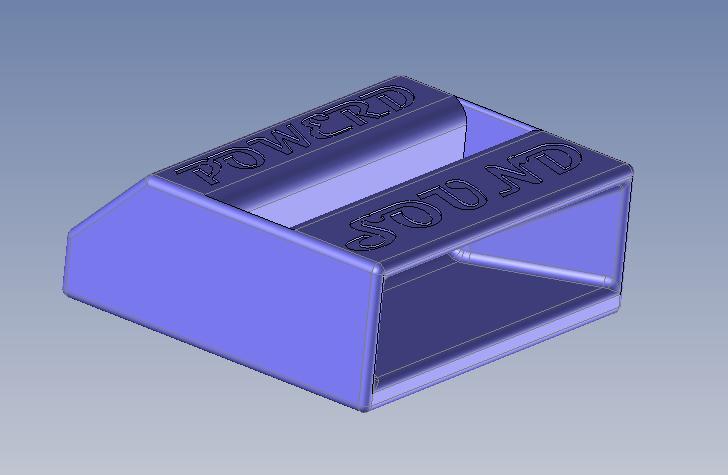 Smartphone amp stand