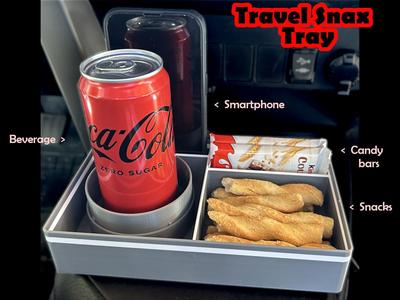 TravelSnax Tray – Your Snack & Drink Companion