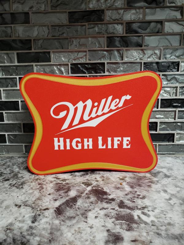 Miller High Life Light Box