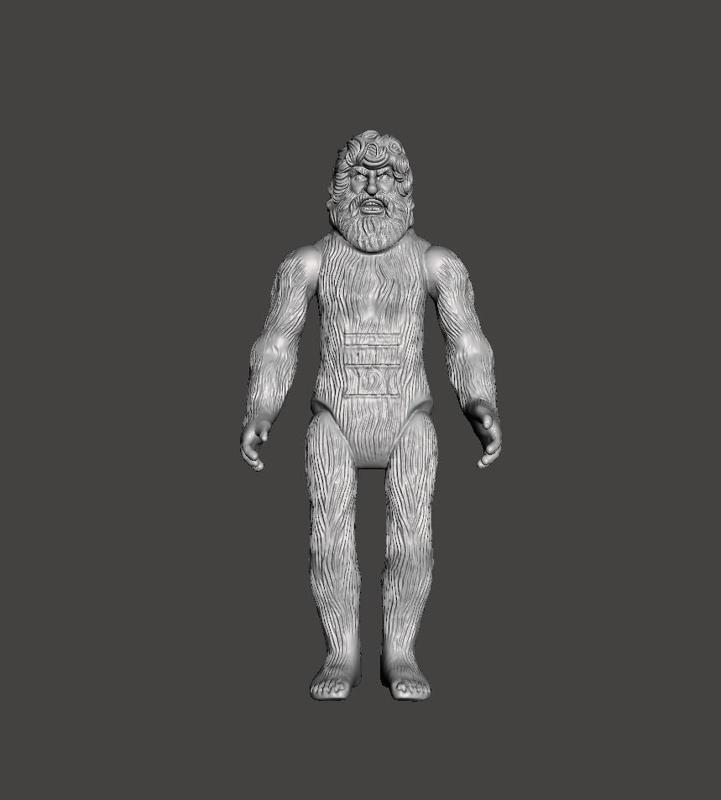 FAN ART BIGFOOT Steve Austin Six Million Dollar Man RETRO DOLL