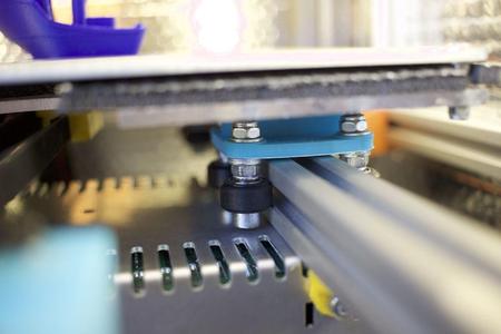 PetraPrinter: Y Axis v-wheel delrin rollers 2020 bosch profile extrusion