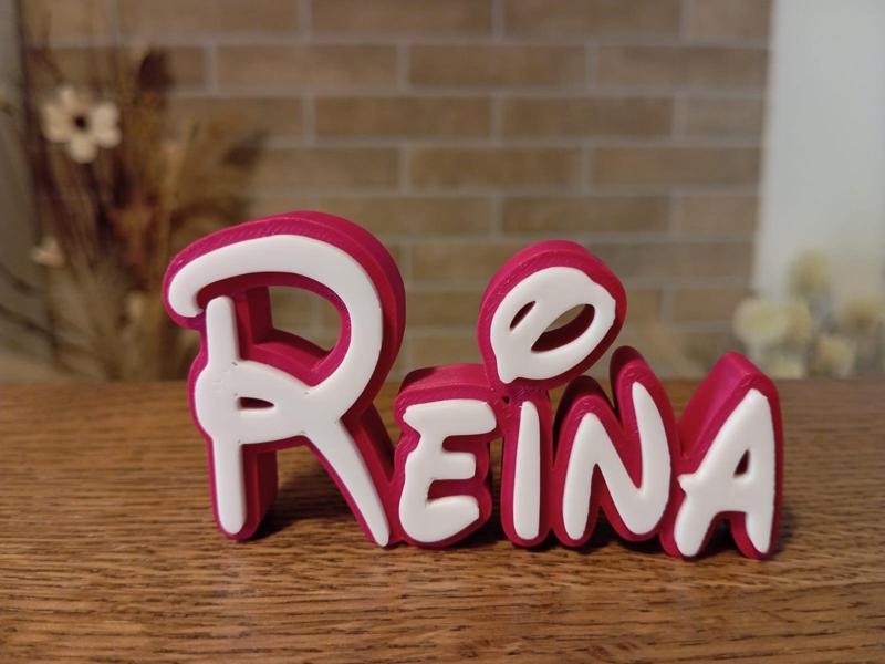 Reina Disney Name Sign Decorated Room child Birth