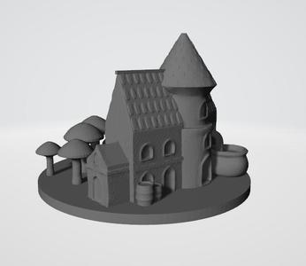 Laboratory, heroes, might magic, terrain, token game board