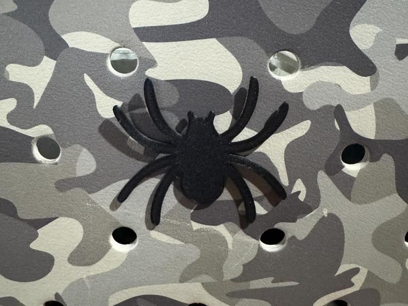 Creepy Spider Halloween Bogg Bag Charm