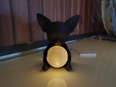 Chihuahua Table Lamp Ball Lamp dog love
