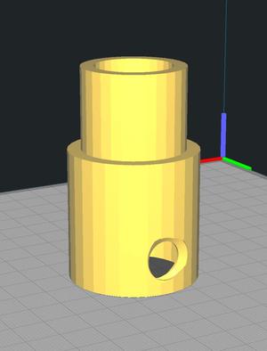 Parametric Eyepiece Extender with Knob