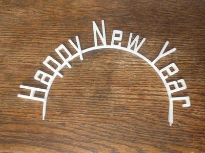 New Year Cake Topper