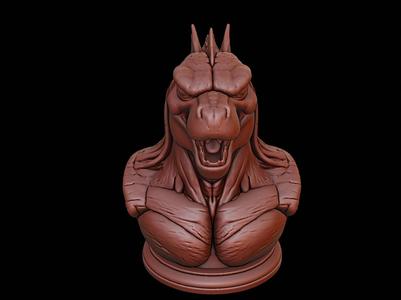 Godzilla Bust