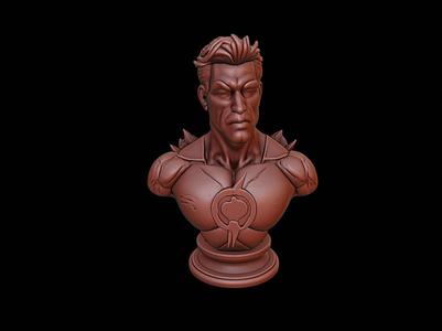Human Torch Bust
