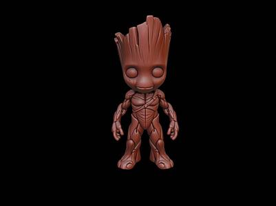 Groot figure Bust