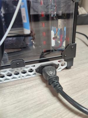 Voron V0.0 AC input connector skirt