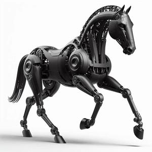 Robotic Horse 3D Print – Futuristic Mechanical Animal Model