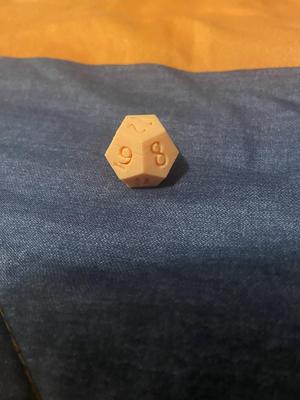 12-sided die (no assembly required)