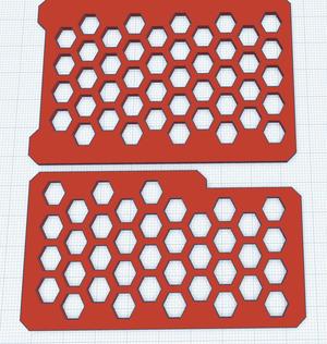 Spool cutout sections for Sturdy Raspberry Pi 4B Case