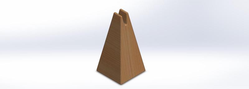 Pyramid Eyeglass Holder