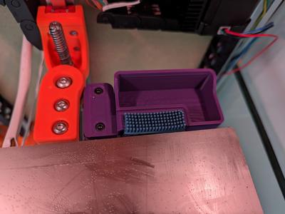 Nozzle Scrubber arm extension VORON TRIDENT (with no Z-endstop pin)