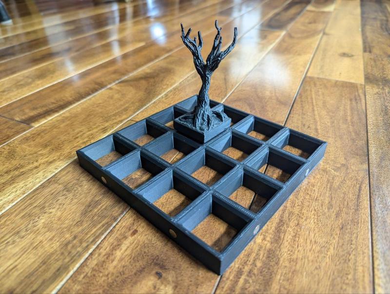Unofficial 4x4 Magnetized Grid (Dungeon Blocks Compatible)