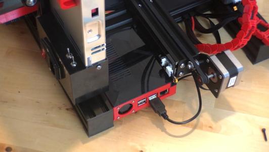 Ender 3 pro Octoprint raspberry pi 4 enclosure remix