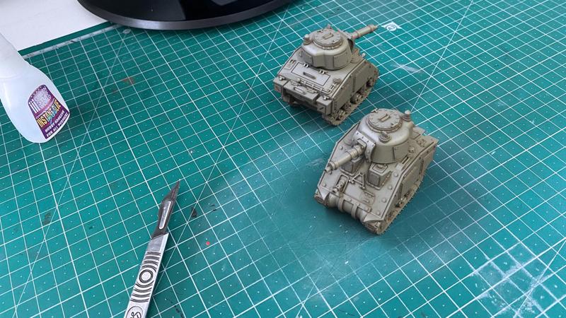 WW2 American M4 Sherman Medium Grot Tank