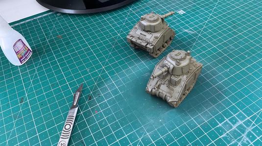 WW2 American M4 Sherman Medium Grot Tank