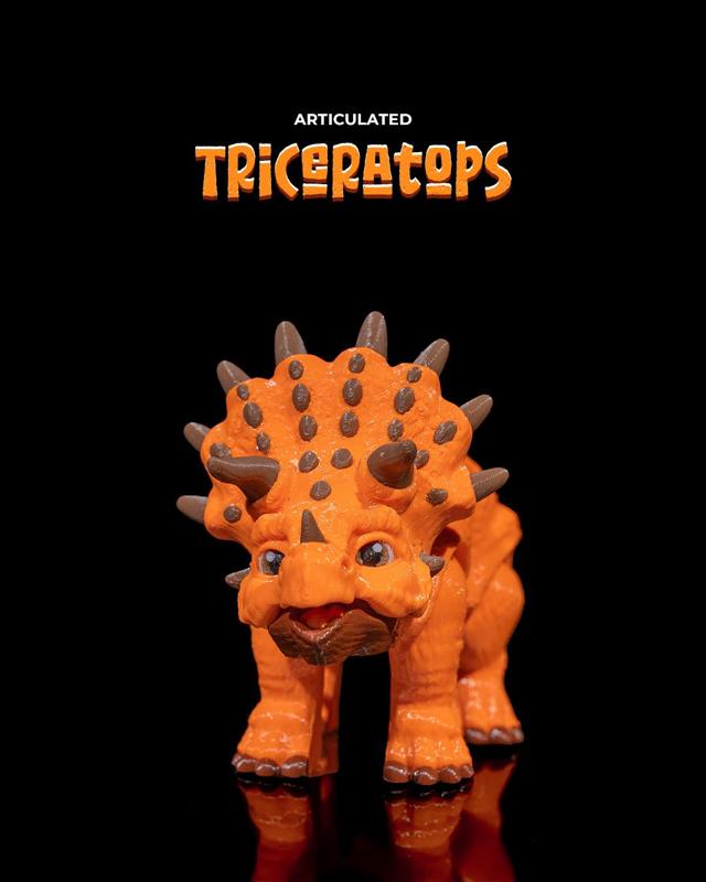 Articulated Triceratops