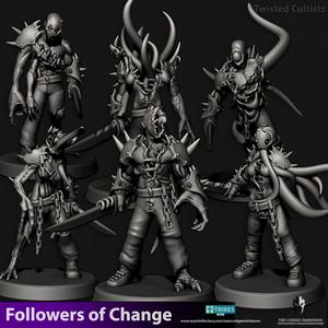 Twisted Cultits - Followers of Change - 28mm