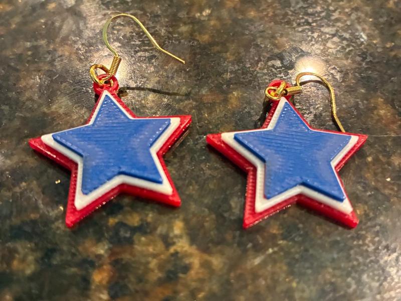 Patriotic Earrings