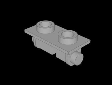 Lego Compatible (3938.dat) Hinge  1 x  2 Top