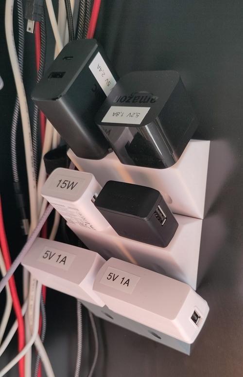 USB charger holder / EU powersupply psu holder