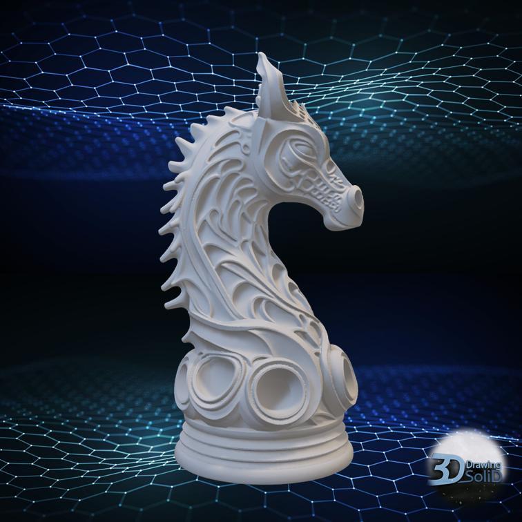 Chess Horse Decor