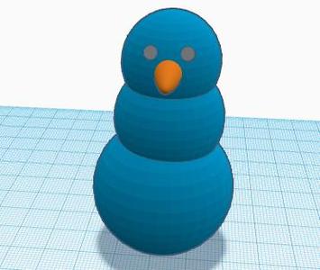 goofy snow man