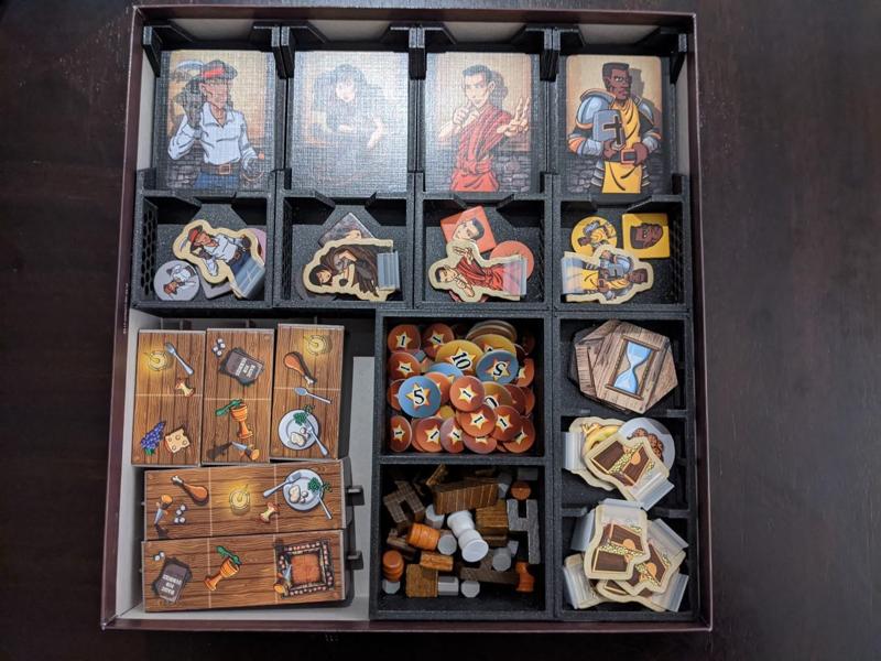 The Dragon & Flagon Board Game Inserts