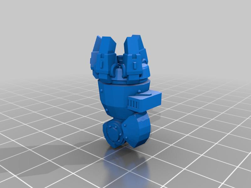 Guardian Armor Hand redesign with palm weapons