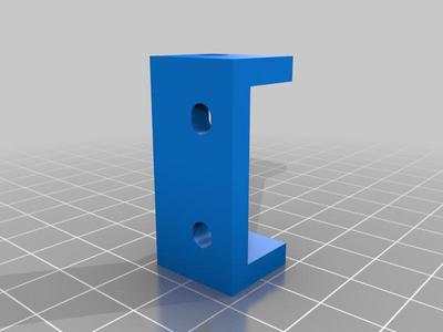 yellow geared motor support