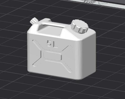 1/10 Scale 5L Gas Can