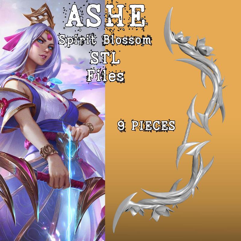 ASHE SPIRITUAL FLOWER - SPIRIT BLOSSOM - COSPLAY STL